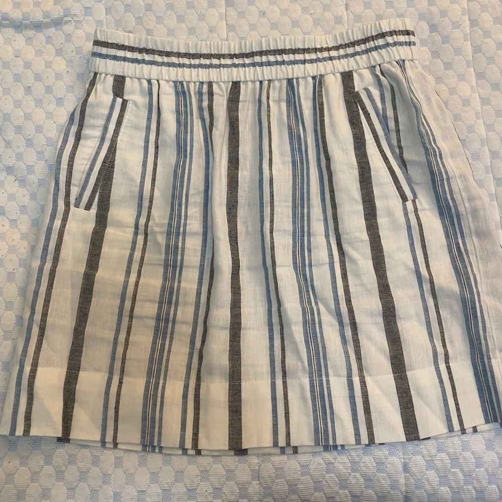 Loft linen skirt with pockets